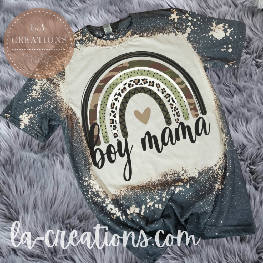 Boy Mama Bleached Tee S-3x